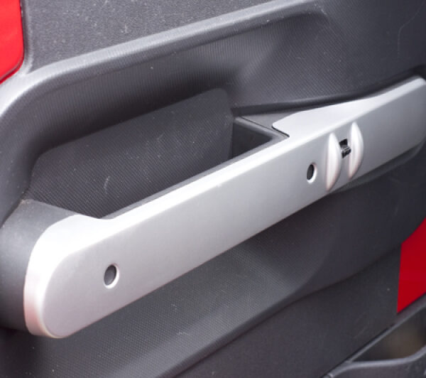 Front Türgriff Cover, Silber gebürstet, Jeep JK 07-10