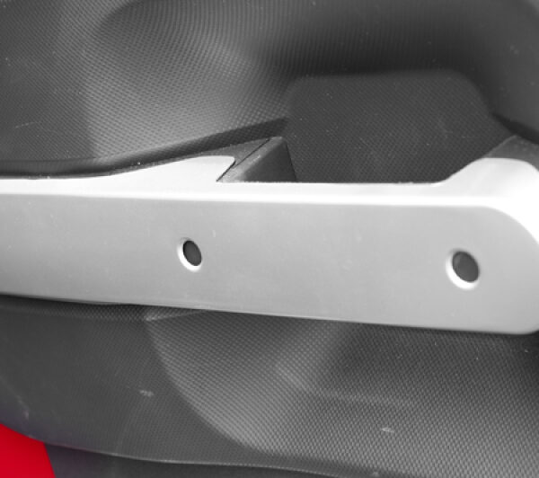 Türgriff Cover hinten, solber gebürstet Jeep JK 07-10