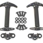 Motorhaubenhalter Schwarz Jeep CJ (1942-86) YJ (1987-95)