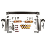 Rugged Ridge Elite Fast Track Windshield Light Bar / LED Halterung Windschutzscheibe Jeep Wrangler JK mit 9 Lampen, 2 Lightbars, Spiegel