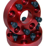 Spurverbreiterungen Paar, rot, 80 mm pro Achse Jeep JK 07-18