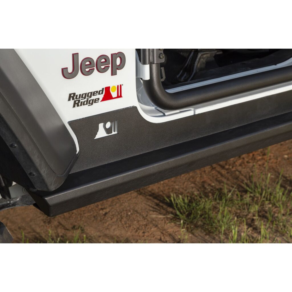 Rugged Ridge XHD Rock Sliders; Seitentritte Jeep JL 18- 4-Türer