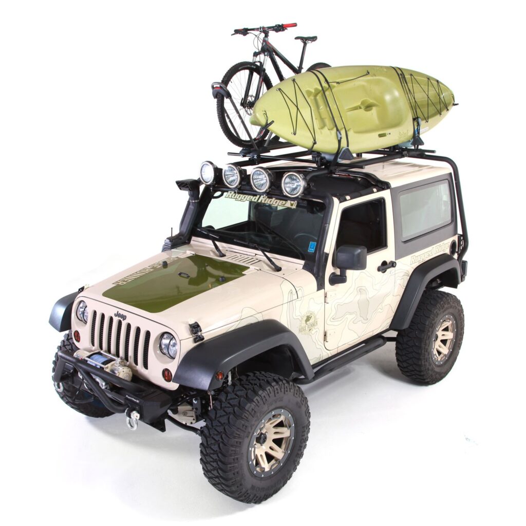 Rugged Ridge Dachträger Sherpa roof rack/ Dachgepäckträger Jeep Wrangler 07-18 4-türer