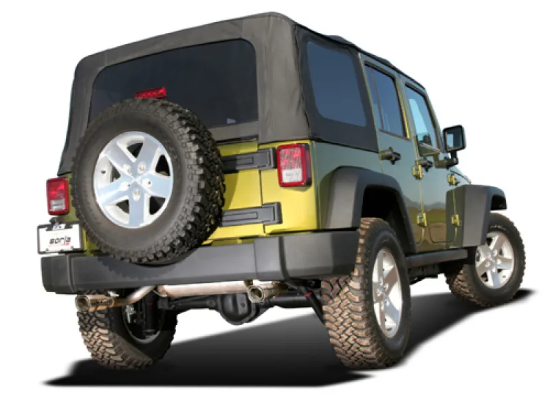 Borla Auspuffendtopf mit doppeltem Endstück 2.8-L. Diesel + 3.8-L. Edelstahl Wrangler JK: 07 - 11
