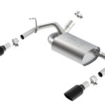 Auspuffendtopf mit doppeltem Endstück 3.6-L. Edelstahl