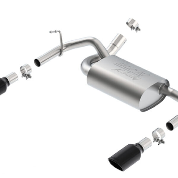 Auspuffendtopf mit doppeltem Endstück 3.6-L. Edelstahl