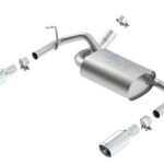 Borla Auspuffendtopf mit doppeltem Endstück 3.6-L. Edelstahl Wrangler JK: 12 - 18