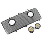 Rugged Ridge Spartan Kühlergrilleinsatz mit zwei LED Jeep JK 07-18