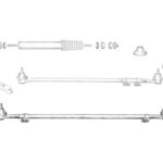 Spurstange komplett CJ5: 76 - 83