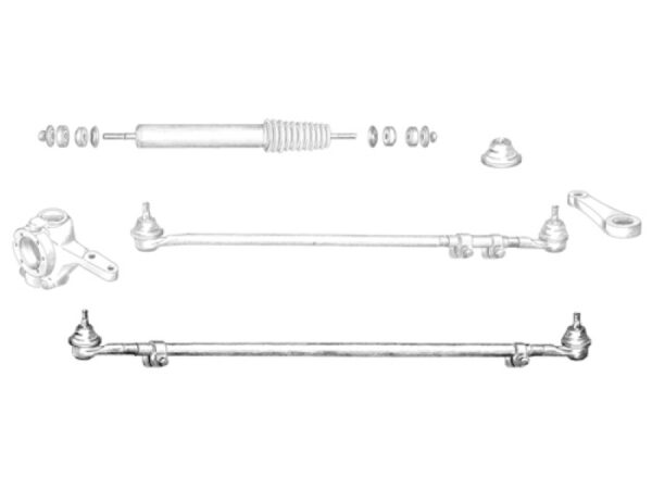 Spurstange komplett CJ5: 76 - 83