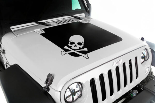 Rugged Ridge Motorhauben Dekor Skull Totenkopf Wrangler JK 07-18