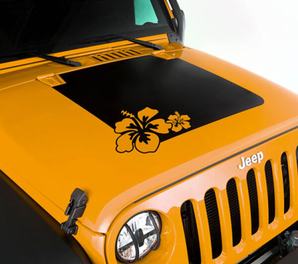 Rugged Ridge Motorhauben Dekor Blume Wrangler JK 07-18
