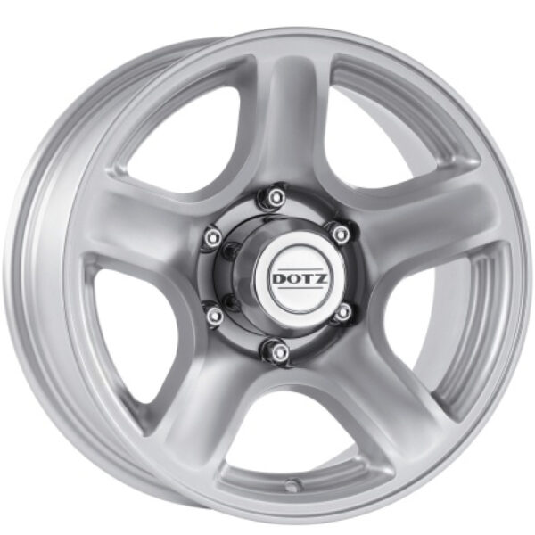 DOTZ-ALUFELGE HAMADA 8X16 SILBER, 6X139,7, ET0