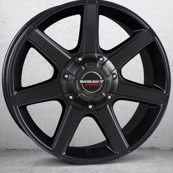 CW-ALUFELGE CWE 8X17, ET+20, 6X114,3 - NISSAN D40/R51, MATT SCHWARZ