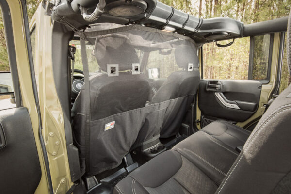 Rugged Ridge C2 Canine Curtain/ Laderaum- Sicherheitsnetz Jeep Wrangler JK 07-17 vorne