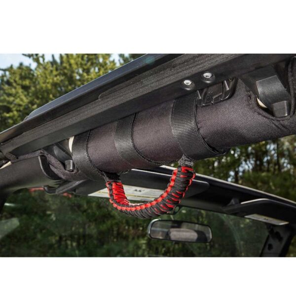 Rugged Ridge Haltegriffe rot/ schwarz Überrollbügel Jeep JL18-