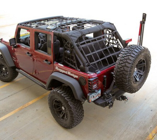 Rugged Ridge Cargo Net System/ Cargo Netzt Jeep JK 07-18 4-Türer