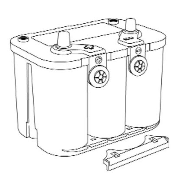 Adapter für Bodenleisten- Befestigung BCI65, 4,2L