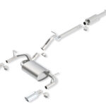 Borla Endtopf mit Endrohren und doppeltem Endstück 2.8-L. Diesel + 3.6-L. Edelstahl Wrangler JK: 12 -