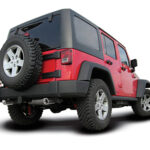 Borla Endtopf mit Endrohren und doppeltem Endstück 2.8-L. Diesel + 3.6-L. Edelstahl Wrangler JK: 12 -