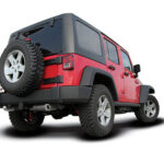 Borla Endtopf mit Endrohren und doppeltem Endstück 2.8-L. Diesel + 3.6-L. Edelstahl Wrangler JK: 12 -