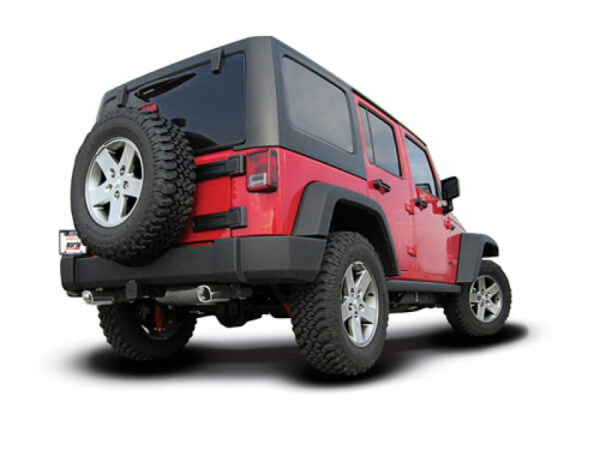 Borla Endtopf mit Endrohren und doppeltem Endstück 2.8-L. Diesel + 3.6-L. Edelstahl Wrangler JK: 12 -