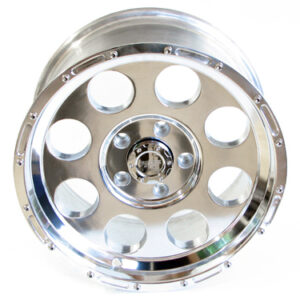 Dura Trail Alufelge poliert beschichtet 9x18 ET +16 mit TÜV-Gutachten - Wrangler JK 07-