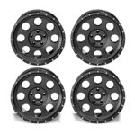 4x Atlanta Alloys Alufelge 1426 schwarz 8,5x18 ET +32 Jeep Wrangler JL / JLU