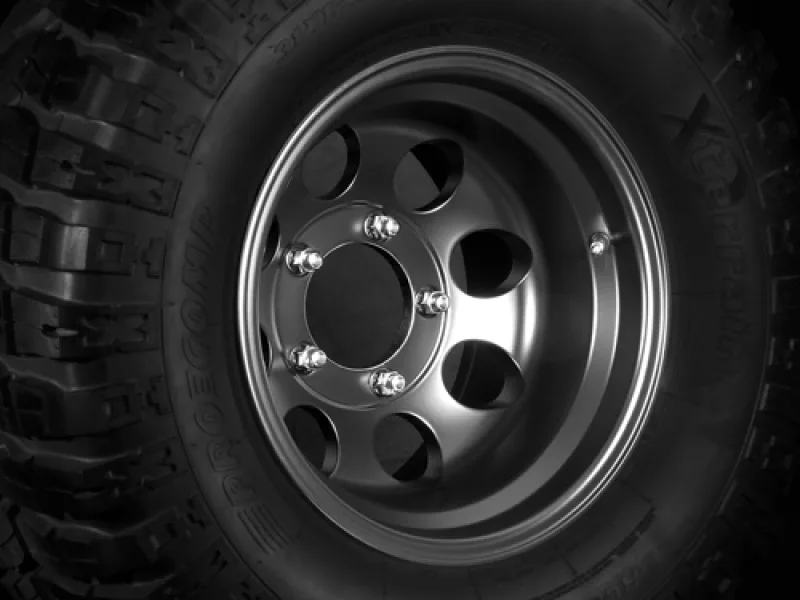 Alloys Alufelge schwarz 10x15 ET -43 mit TÜV-Gutachten