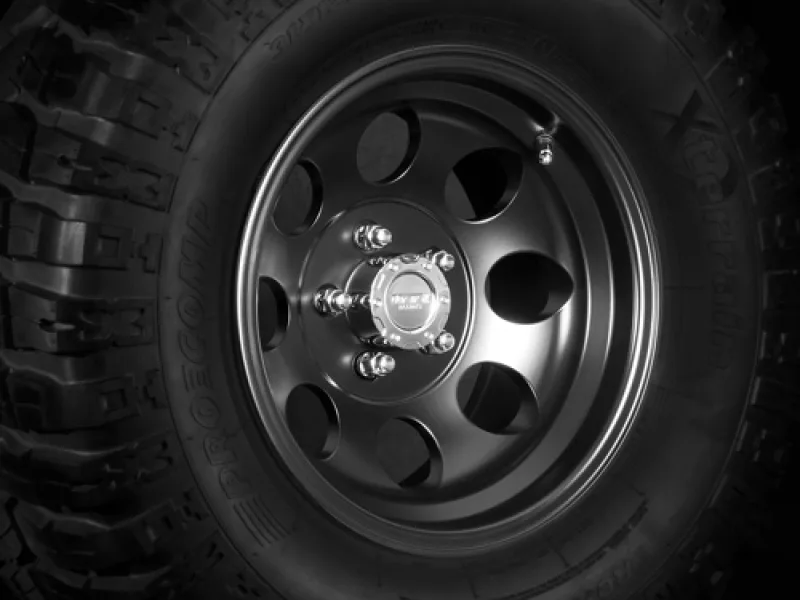 Alloys Alufelge schwarz 8x15 ET -20 mit TÜV-Gutachten