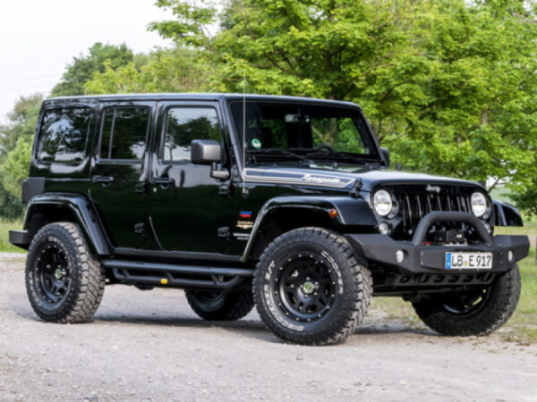 Alufelge Utah schwarz 8,5x17 ET +10 mit TÜV Gutachten - Wrangler JK 07 -