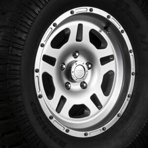 Alufelge Utah silber 8,5x17 ET +10 mit TÜV Gutachten - Wrangler JK 07 -