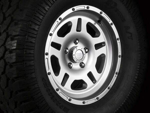 Alufelge Utah silber 8,5x17 ET +10 mit TÜV Gutachten - Wrangler JK 07 -