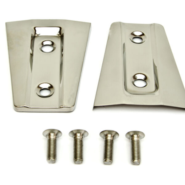 Haubenscharniercoverset Edelstahl - Wrangler JK 07-