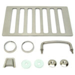 Haubenset Edelstahl - Wrangler JK 07 - 18