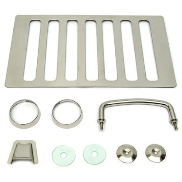 Haubenset Edelstahl - Wrangler JK 07 - 18