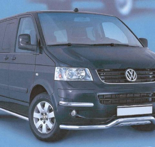 Spoilerschutzrohr Ø 60 mm, Edelstahl poliert VW Bus T5