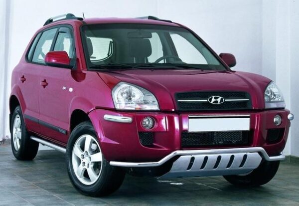 Spoilerschutzrohr mit Unterfahrschutz Ø 42 mm, Edelstahl poliert