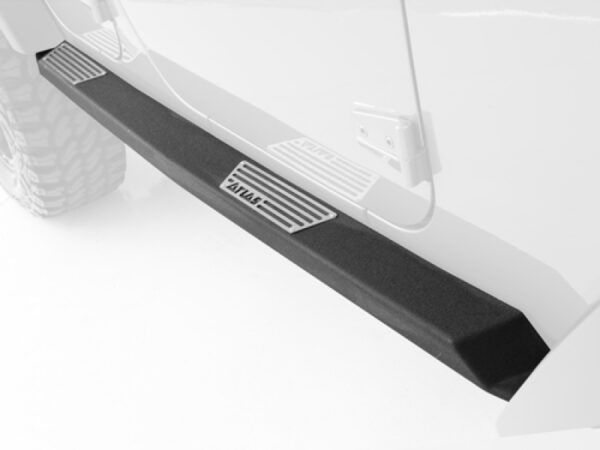 Flankenschutz Rock Silder Smittybilt XRC Atlas mit TÜV schwarz 4-Türer Jeep JK 07-18