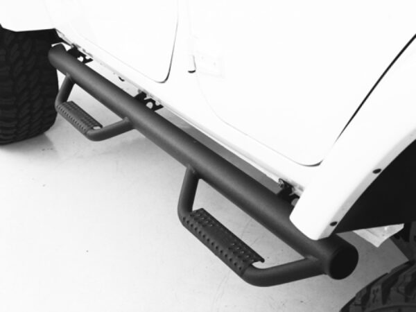 Seitenbügelset Nerf Steps schwarz 2-Türer - Wrangler JK 07 - 18
