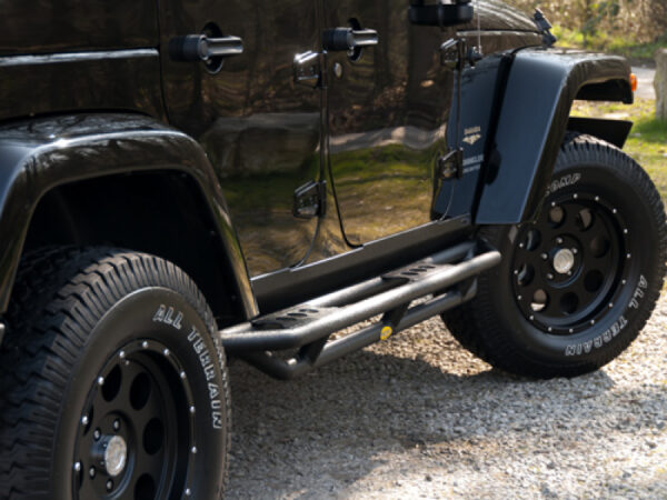 Flankenschutzset SRC mit TÜV schwarz 4 Türer Jeep JK 07-18