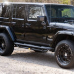 Flankenschutzset SRC mit TÜV schwarz 4 Türer Jeep JK 07-18