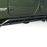 Flankenschutzset mit TÜV 4-Türer, schwarz verstärkt - Wrangler JK Unlimited 07 -18