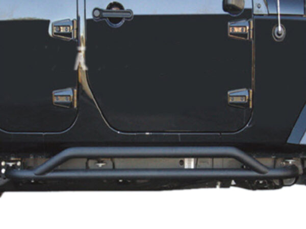 Flankenschutzset schwarz 4 Türer - Wrangler JK Unlimited 07 -18