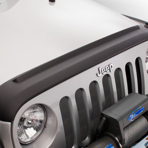 Wrap around-Bug Deflector Kunststoff mit Hecktür Protektor - Wrangler JK 07 - 18