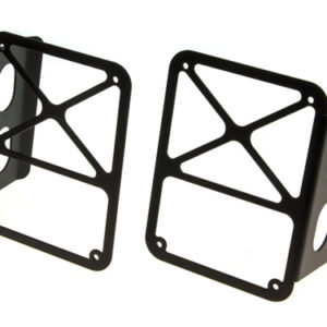 Rückleuchtenschutz Edelstahl schwarz - Wrangler JK 07 -