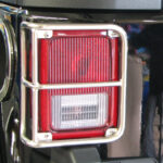 DuraTrail Lampenschutzgitter hinten, Edelstahl/poliert, Wrangler