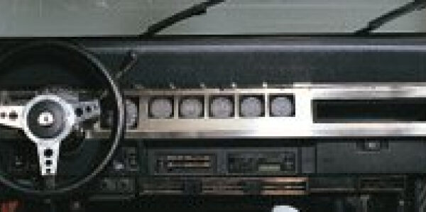 Armaturenblende Edelstahl