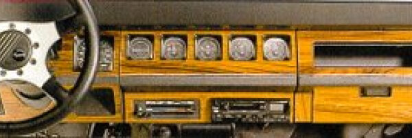 Armaturenblende Echtholzdekor