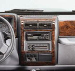 Armaturenblende Holzdekor-Imitat